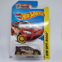 รถเหล็ก  Hotwheels 12  FORD FIESTA เบอร์ 21 (LZ09)