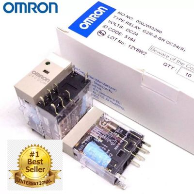 OMRON RELAY DC24V G2R-2-SN (S) P2RF-08-E 🏅 สินค้ามาตราฐาน หลุ่มโรงงานเลือกใช้