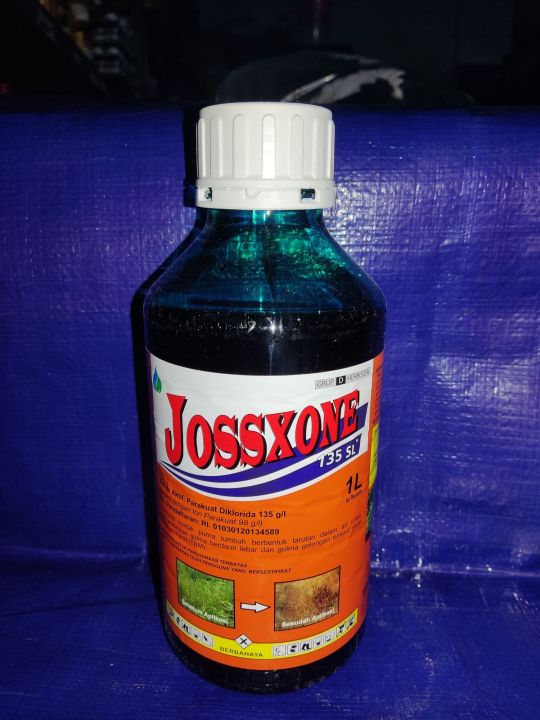 Herbisida Kontak Jossxone Paraquat 135 Sl Kemasan 1 Liter Lazada