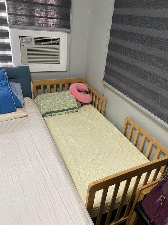 [REFURBISHED] Brandt Convertible Toddler Bed (Wood) from Barnmöbler Lazada PH