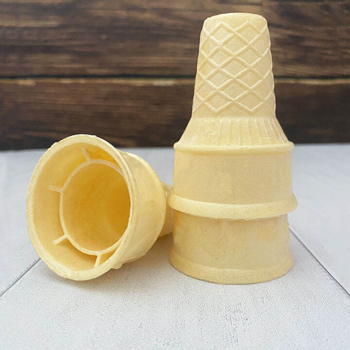 Ice Cream IceCream Cone Cone Crispy Ice Cream Egg Roll Flat Bottom