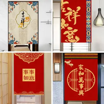 Chinese New Year Door Curtains Best In Singapore Feb 2024 Lazada Sg