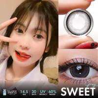 Sweet gray ilens อมน้ำสูง 60%รุ่นเทาดำธรรมชาติ แบ๊วตาโต ?