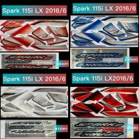 สติกเกอร์ SPARK 115i 2016 รุ่น6เคลือบเงาอย่างดี เหนียว ติดทน ไม่กรอบง่าย