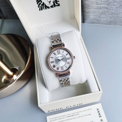 👑ของแท้100%👑 นาฬิกาข้อมือ สีเงิน Anne Klein Womens AK/2159