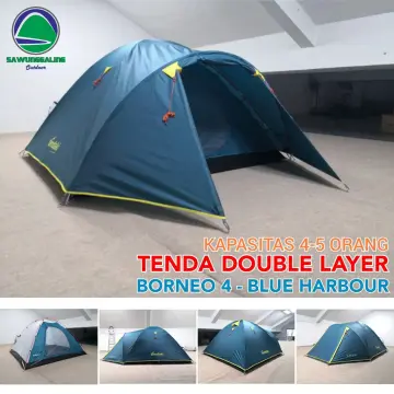 Tenda de campismo familiar - Kambo - 4 pessoas - Outdoor - 1x