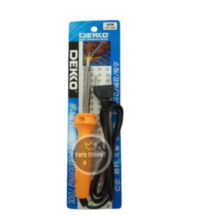SOLDER BAGUS 40 WATT ASLI DEKKO DS40N DAN ELEMEN SOLDER DEKKO 40 WATT