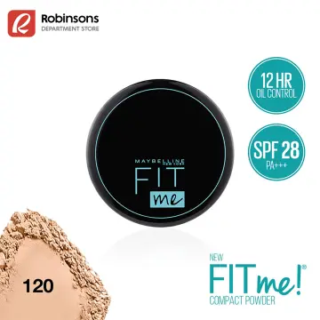 MAYBELLINE, Fit Me 24HR Powder Foundation Refill [Poreless, Oil Control,  SPF 44 PA+++] 220 Natural Beige 12g