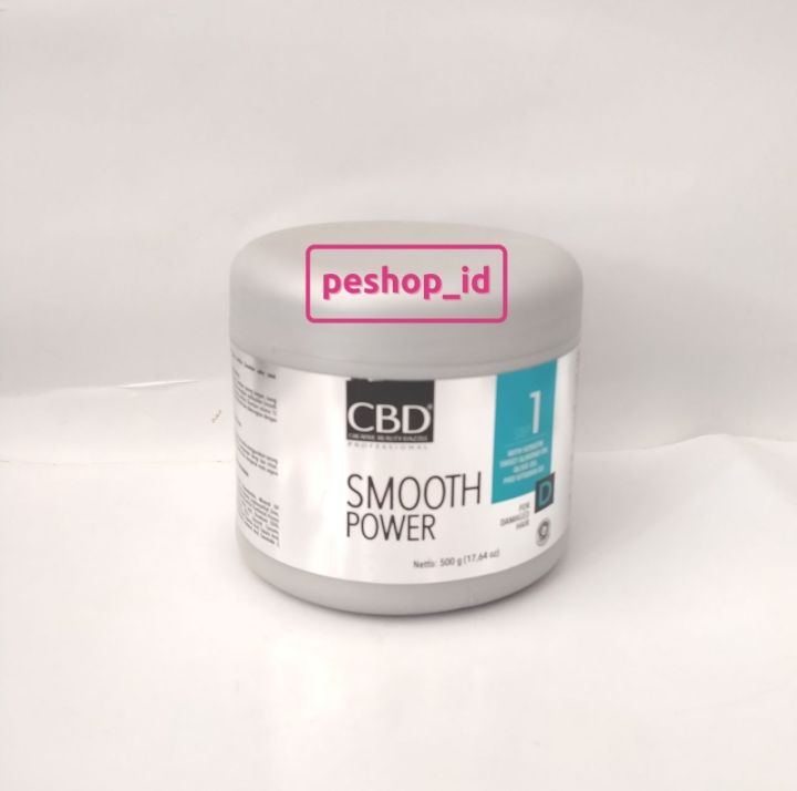 CBD Smooth Power 500gr Damage Hair Step 1 / Smoothing Permanen / Untuk