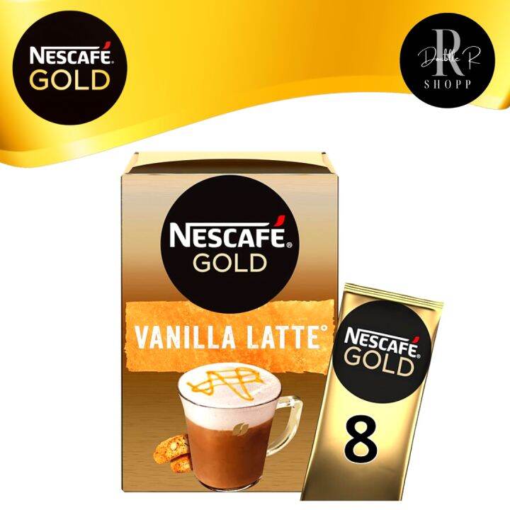 Nescafe Gold Instant coffee VANILLA LATTE 8 sachets | Lazada PH