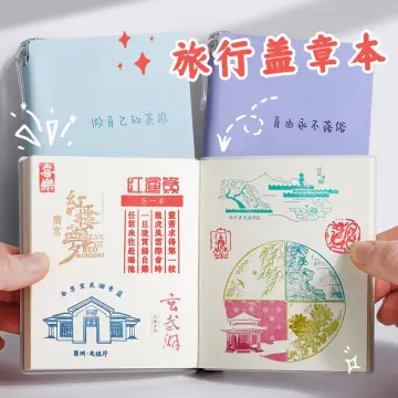 Travel Stamp Blank Book Travel Stamp Stamp Collection Book