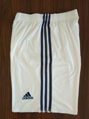 กางเกงฟุตบอลสีขาวแถบสามเส้นกรมท่าผ้าไมโครใส่สบายใส่นอนXL