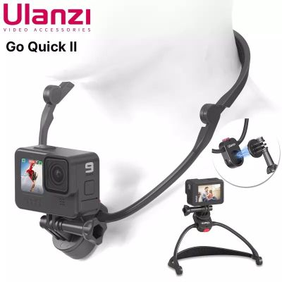 Ulanzi Go-quick II Neck Hold Mount for GoPro Hero 12 11 10 9 8 Max 7 6 5 insta360 Eken First-Person View Magnetic Vlog Accessories