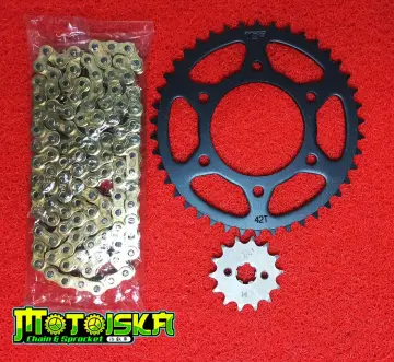 Shop Chain Set For Yamaha Sz 150 Size 14 42 428 with great