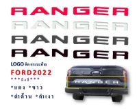 โลโก้ ติดท้ายกระบะ FORD 20222 สีแดง