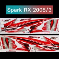 สติกเกอร์ SPARK RX 2008รุ่น3 เคลือบเงาอย่างดี เหนียว ติดทน ไม่กรอบง่าย