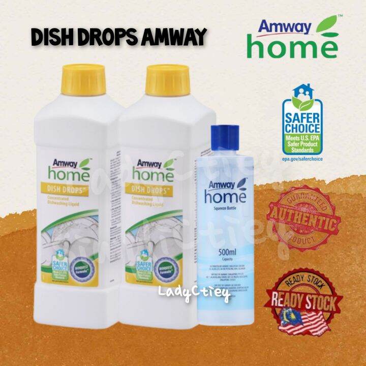 Dish Drops Concentrated Dishwashing Amway Home 1L / Squeeze Bottle