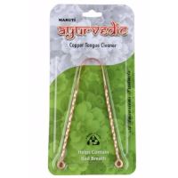 Copper tongue scraper AYURVEDIC PURE COPPER 100%