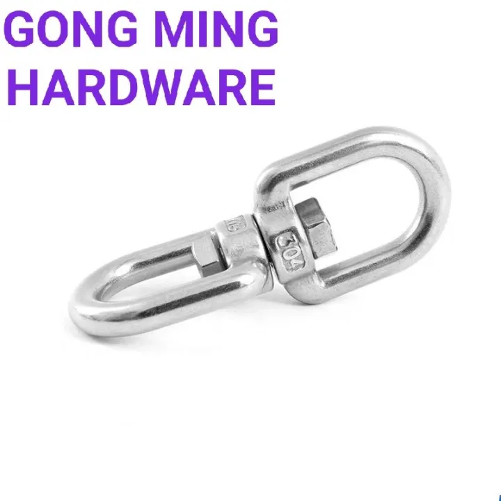 🎉READY STOCK🎉1pc Rotating ring 8 shape unloading hook shackle wire rope ...