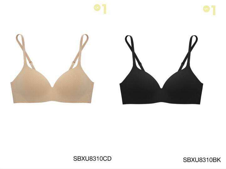 sabina-รหัส-sbxu8310-ซาบีน่า-เสื้อชั้นใน-invisible-wire-ไร้โครง-seamless-fit-รุ่น-pretty-perfect