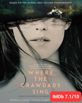 DVD Where the Crawdads Sing ปมรักในบึงลึก : 2022 #หนังฝรั่ง (เสียงอังกฤษ/ซับไทย-อังกฤษ)
แนวลึกลับ ระทึกขวัญ