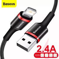 Baseus สายชาร์จไอโฟน สายถัก Fast Charging 2.4a รองรับไอโฟน Lightning Cable ใช้สำหรับ Iphone Ipad