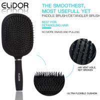 Elidor premium hair brush แปรงหวีนวดบำรุงศีรษะ ลดการพันของเส้นผมโดยเฉพาะ