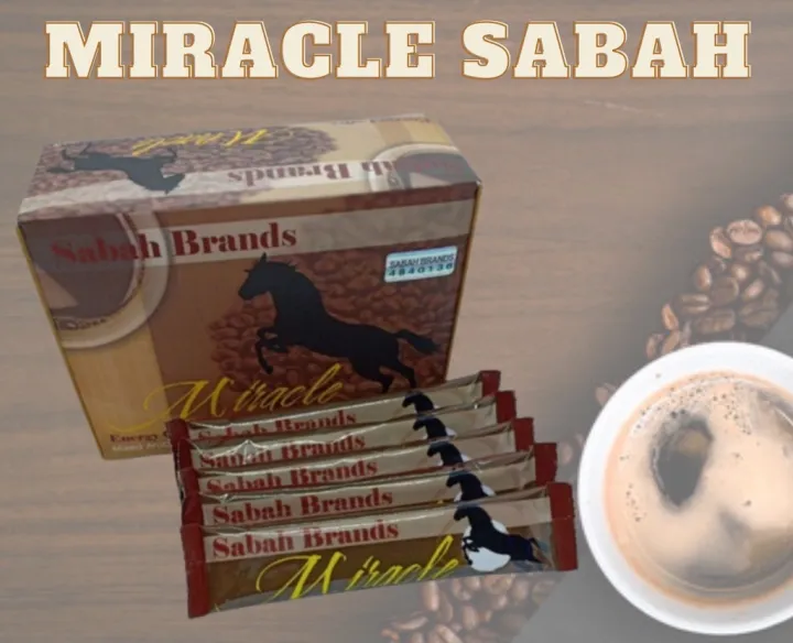 ORIGINAL SABAH MIRACLE COFFEE For MEN And WOMEN 1box 20SACHETS | Lazada PH