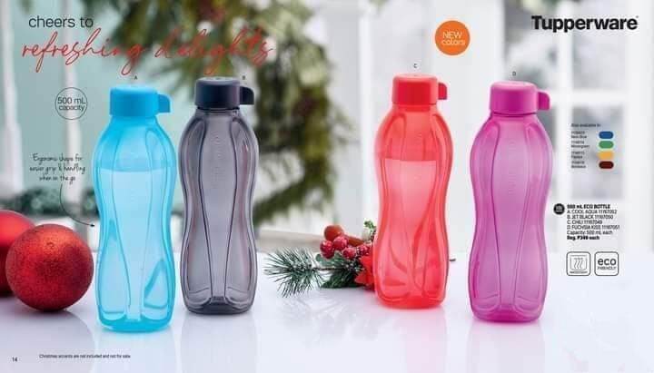 Tupperware Eco bottle 500 ml 100% Original | Lazada PH