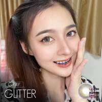 Bigeye Glitter สีเทา สีน้ำตาล (บิ๊กอาย)ขนาดตาโต Wink คอนเเทคเลนส์กรองเเสง ค่าอมน้ำสูง