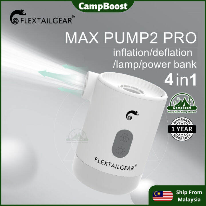 CampBoost FLEXTAIL Max Pump 2 Pro Camping Air pump Air Bed Pump Inflatable Pump Pam Angin Tilam