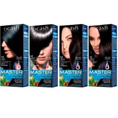 DCASH PRO MASTER SUPREME COLOUR CREAM ดีแคช โปร มาสเตอร์ ซูพรีม คัลเลอร์ ครีม ครีมย้อมผม สูตรสารสกัดจากธรรมชาติ #โทนสีธรรมชาติ