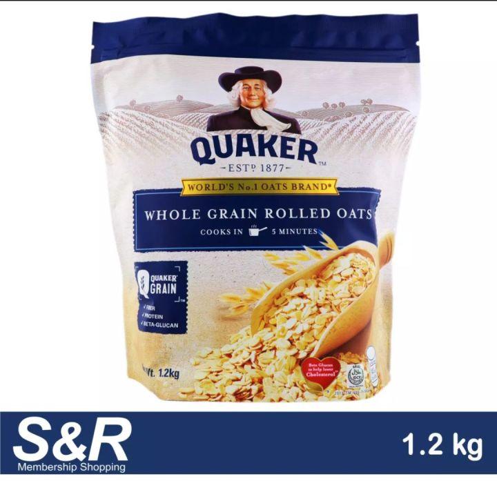 Quaker Whole Grain Rolled Oats 1.2kg | Lazada PH