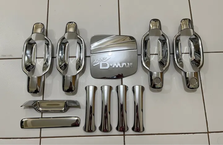 Poignée De Porte Arrière Chromée Pour Isuzu D-Max Pick-up (2002-2012) – Hayon, Installation Facile