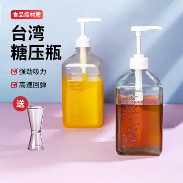 Glass Sugar Press Bottle Fructose, Glass Extrusion Bottle