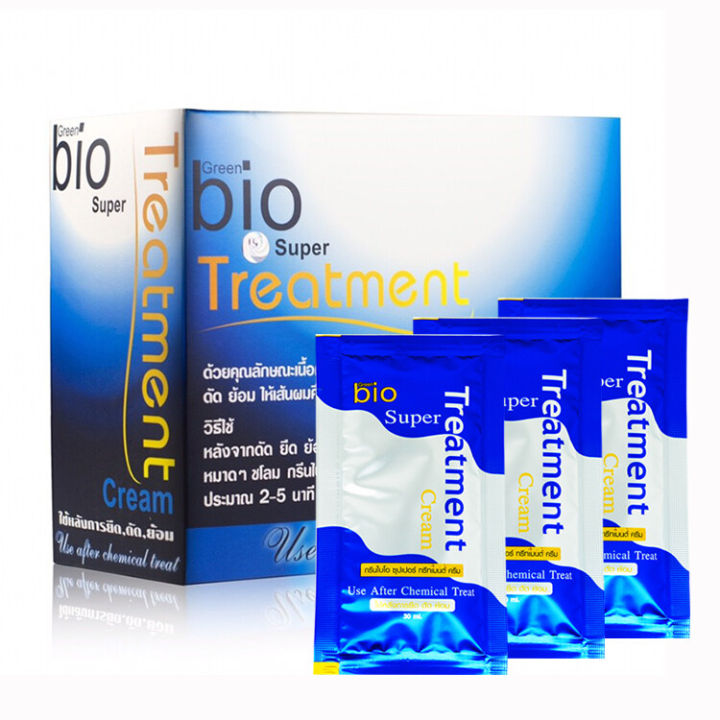 Green Bio Super Treatment  ฟื้นฟูผมเสียเร่งด่วน หลังการยืด ดัด ทำสี