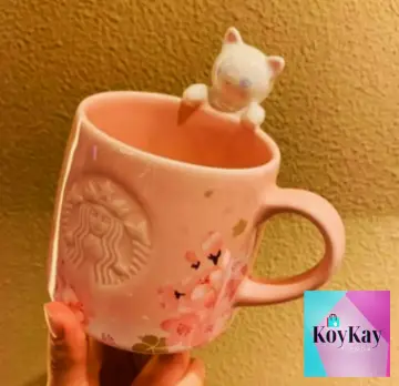 Starbucks China - Sakura 2021 - Kitty Paw Straw Topper Cherry