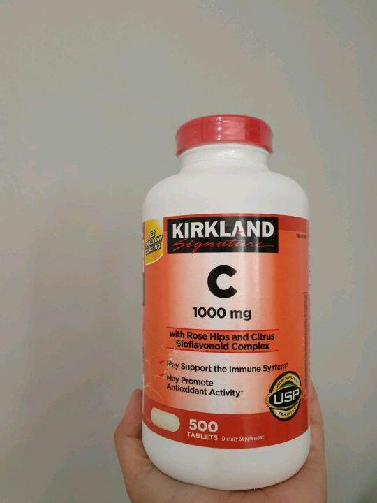 Kirkland Vitamin C 1000 mg 500 tablets Lazada PH
