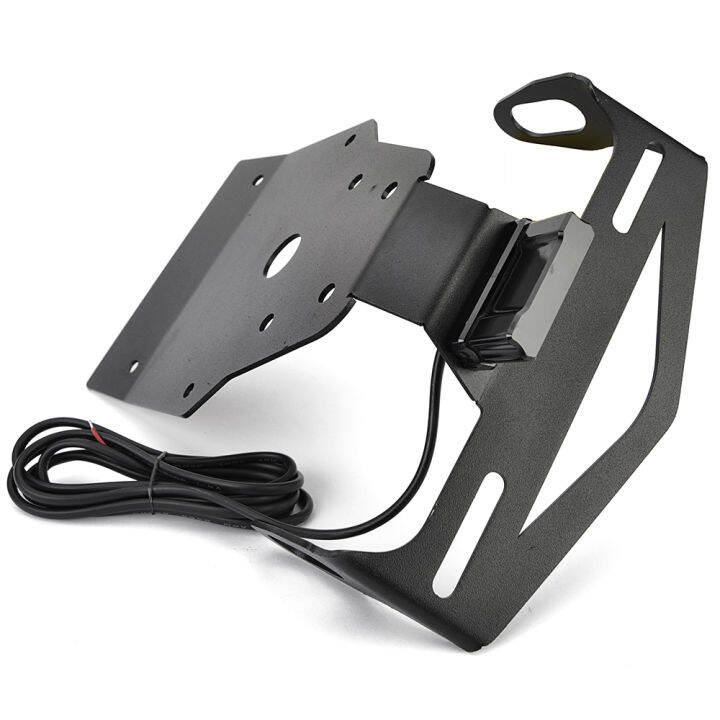 Motorcycle License Plate Bracket With Plate light for Honda ADV160 2023