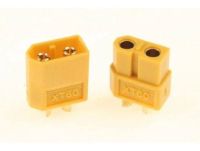 ส่งไว! ปลั๊ก XT60 connector plug สำหรับฝั่งแบตเตอรี่ และ ฝั่ง สปีดคอนโทรล ของเล่น RC จำนวน1 คู่