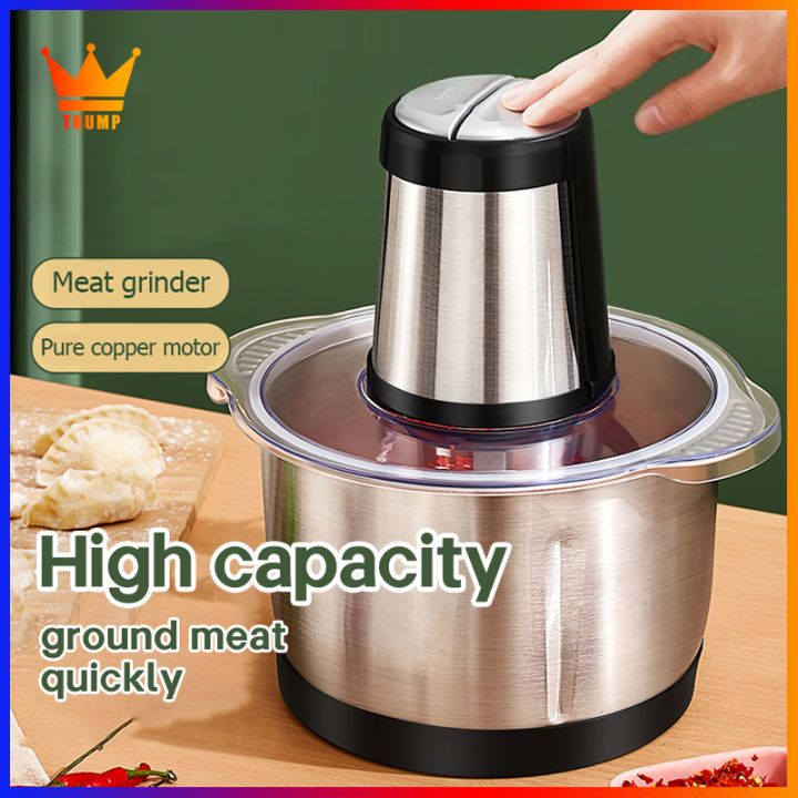 Electric Food Processor Vegetable Chopper Meat Grinder PH