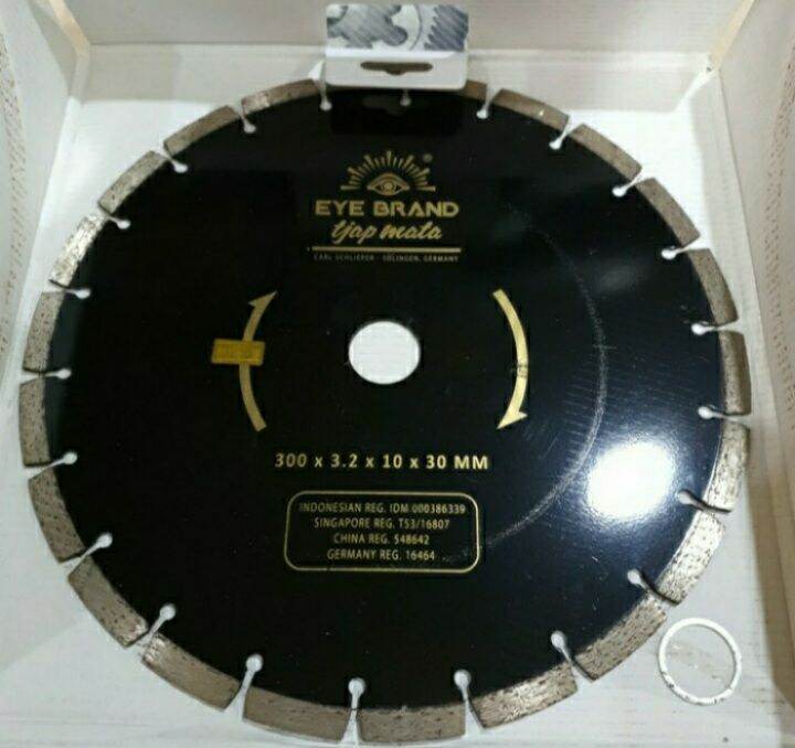 (GJT) Diamond cutting wheel 12inch mata gergaji beton marmer TJAP MATA