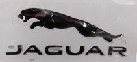 โลโก้ JAGUAR พลาสติกนูน 3D สีดำ