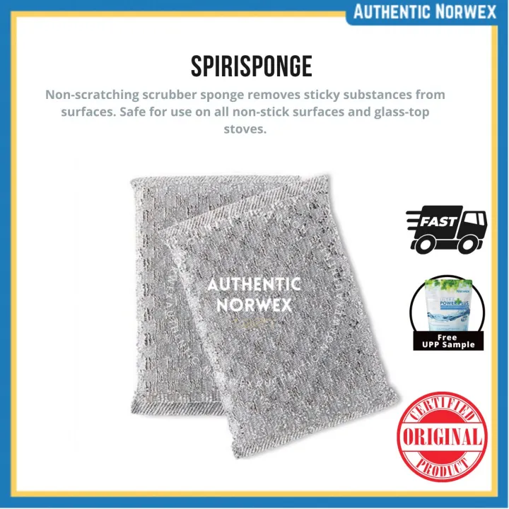 Norwex SpiriSponge Sponge (set of 2) Lazada