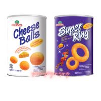Super Ring / Cheese balls ขนมอบกรอบ รสชีส เข้มข้น หอม อร่อย 80g.