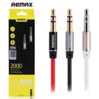 สายหูฟัง remax 3.5 AUX RL - L100 1เม็ด/2เม็ดมีสามสี  สีดำ ขาว แดง