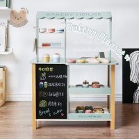 BB-STORE ✨ พร้อมส่ง ? Wooden Bakery Playset [เคาน์เตอร์เบเกอรี่ ขนาดใหญ่] ? ขนมไม้ ของเล่นบทบาทสมมติ ร้านขายของ