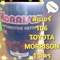 สีเบอร์ 1D6 TOYOTA MORRISON WARM SILVER MET. (1ลิตร)