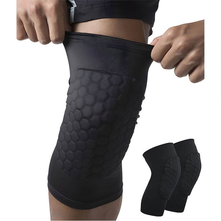 Honeycomb Knee Pad Basketball Collision Avoidance Knee Support Compression Sleeve Kneepad For 3716