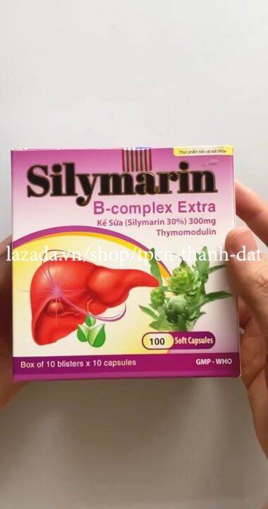 Viên Uống Bổ Gan Silymarin B Complex Extra Hỗ Trợ Giải độc Gan, Làm Mát ...